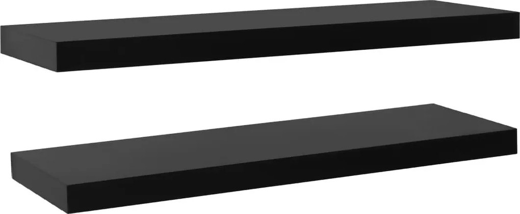 2 x Polcok 70cm x 15cm Falra Akasztható Nappali Konyha Szoba Könyvespolc Bútor