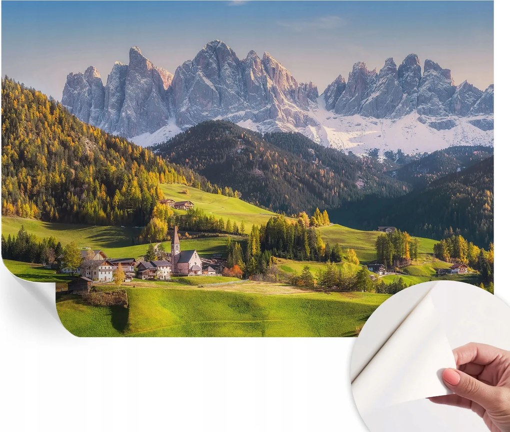 Modern öntapadós fotótapéta falra Hegyi tájkép 152x104 cm