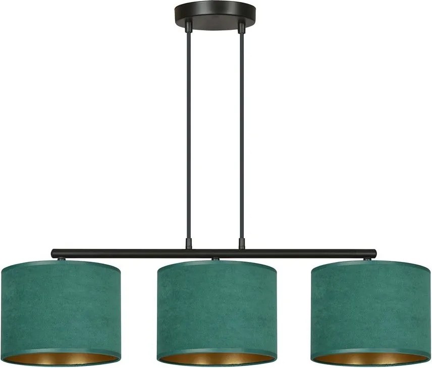 Emibig modern függeszték hilde fekete zöld emi1051/3