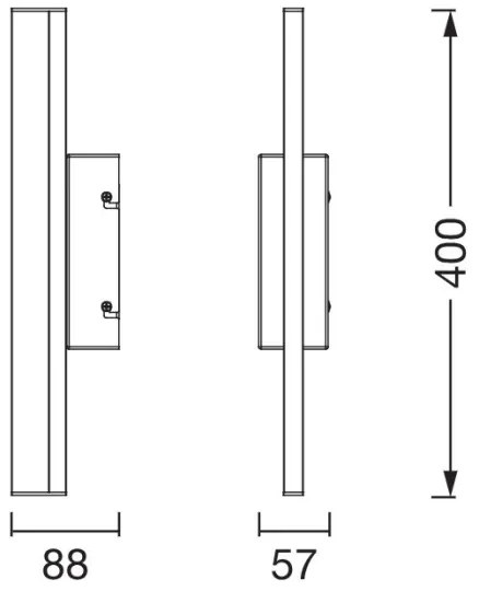 Osram-LED Fényerőszabályozható tükörvilágítás ORBIS MIRROR LED/6,8W/230V 40 cm IP44