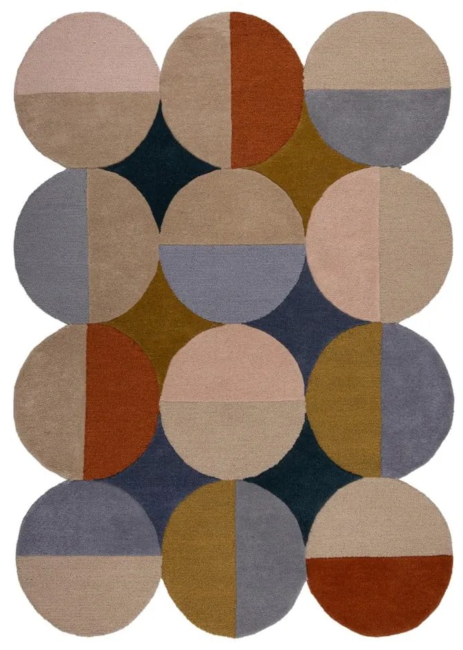 Kézi szövésű gyapjú szőnyeg 200x290 cm Mia Ellipse – Flair Rugs