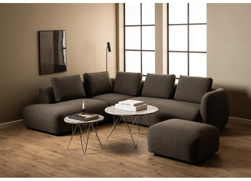 Márvány kerek tárolóasztal ø 55 cm Prunus – Actona