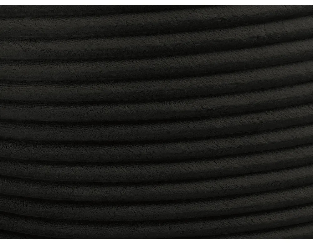 Fekete kordbársony babzsákfotel Socrate – Bobochic Paris