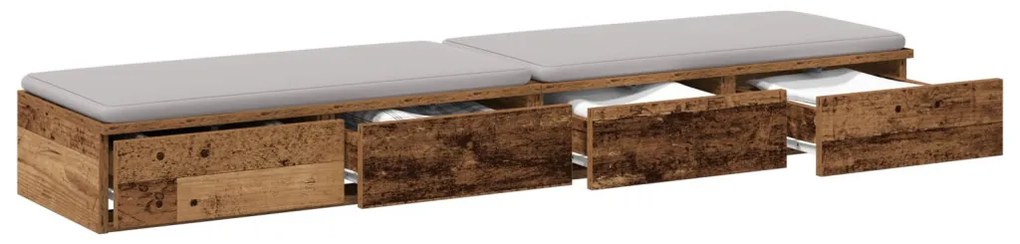 Éjjeli Szekrény Régi fa Fa 150 x 36.5 x 16.5 cm