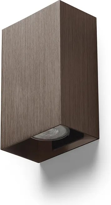 RENDL CAPRI RC fali lámpa csiszolt bronz 230V LED GU10 2x9W