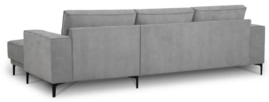 Szürke sarokkanapé (jobb oldali-heverő résszel) Copenhagen – Scandic
