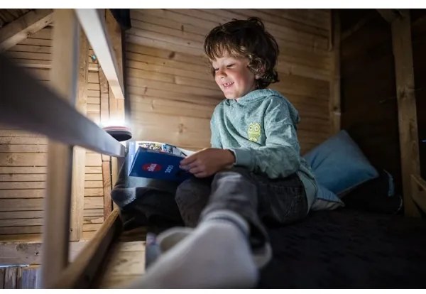 Ledlenser KIDCAMP6 DINO - fényerőszabályozható hordozható LED-lámpa LED/3×AAA IP44 zöld