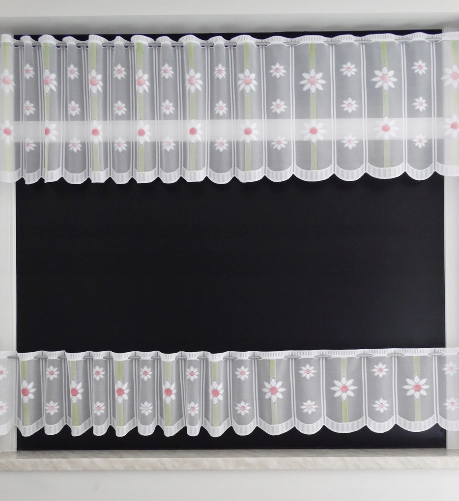 Mg Irigység jacquard 1543 Rózsaszín Virágok 200x50cm M