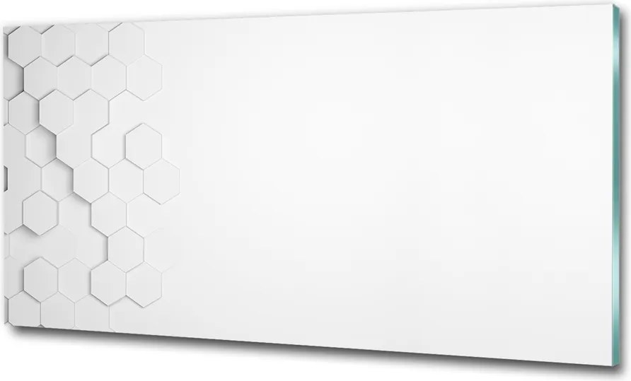 Fotótapéta üveg falra Hatszögletű háttér 125x50