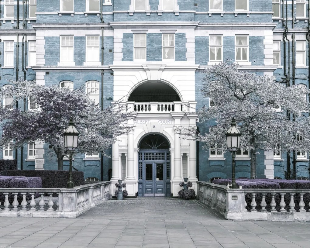 Poszter 50x40cm Albert bíróság épülete, Assaf Frank