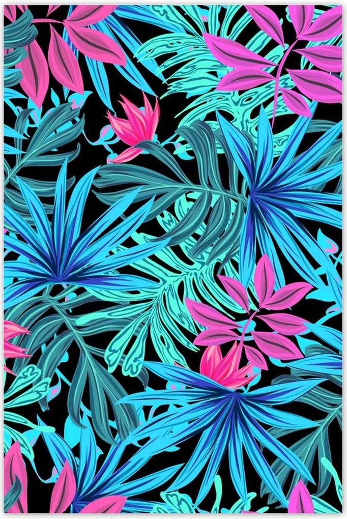 Poszterek 80x120 Trópusi összeállítás