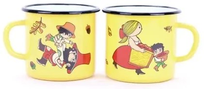 Belis Smaltovaný hrnek Večerníček, 8 cm, 0,35 l