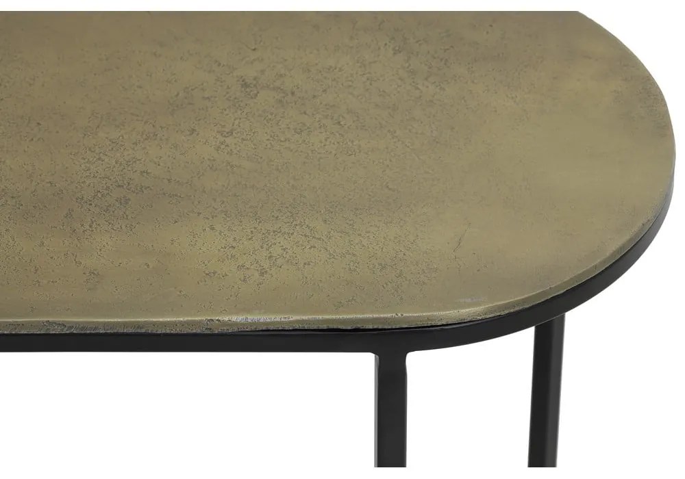 Fém tárolóasztal szett 2 db-os 26x53 cm Bocov – Light &amp; Living