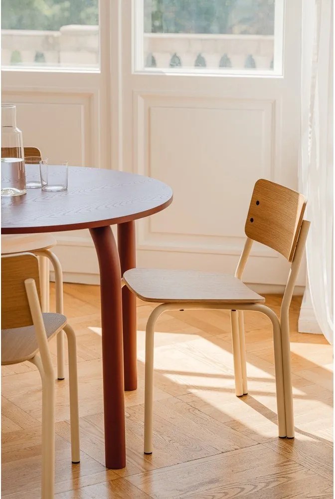 Kerek étkezőasztal ø 100 cm Meko – noo.ma