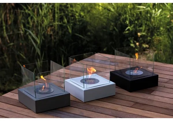 BIO kandalló TANGO3 30,3x30 cm, 1 kW, fehér, TANGO3/BIALY/TUV