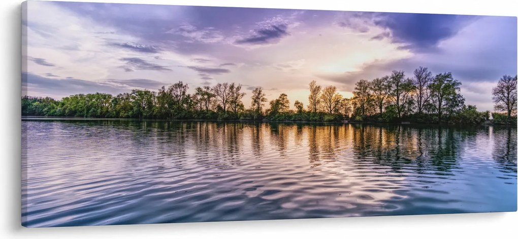Tó képe (120x50 cm)