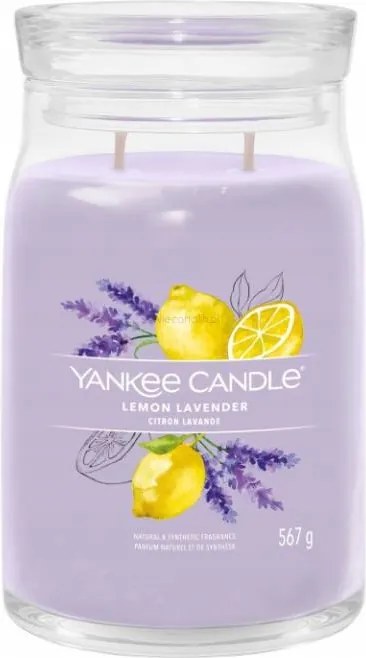 Lemon Lavender Yankee Candle nagy gyertya
