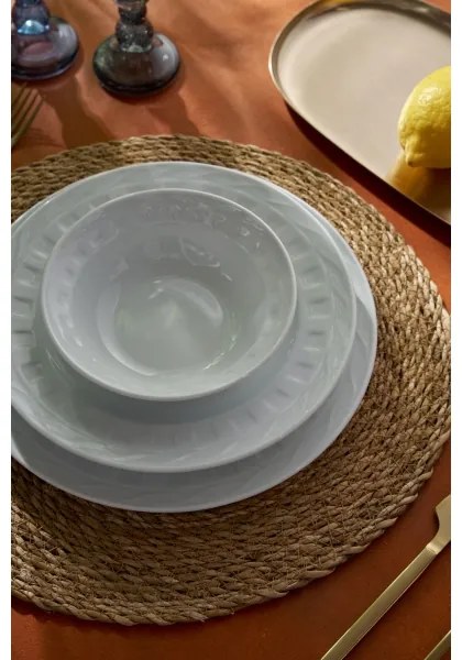 18 részes fehér porcelán étkészlet