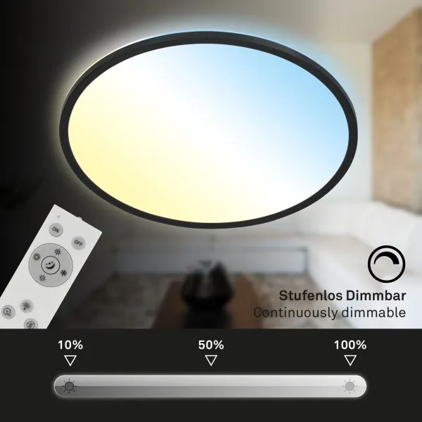 Brilo - LED Dimmelhető mennyezeti lámpa SLIM LED/31W/230V 2700-6500K + távirányító