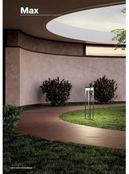 Redo 90676 - LED kültéri lámpa MAX LED/15W/230V 2700K 80 cm IP65 antracit