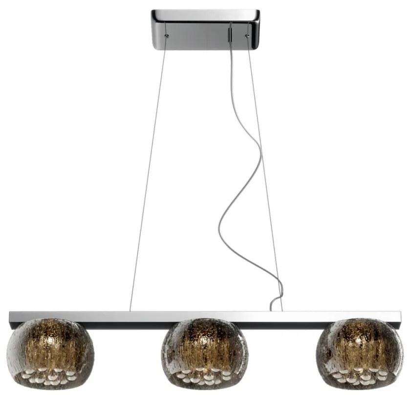 Zuma Line RAIN P0076-03S-F4K9 Függőlámpa 3x42W/G9 IP20