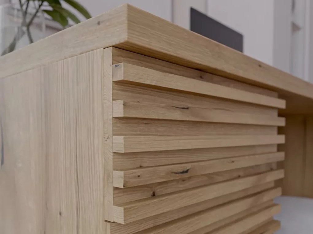 Íróasztal BISETT fiókokkal 120x60 cm, tölgy artisan