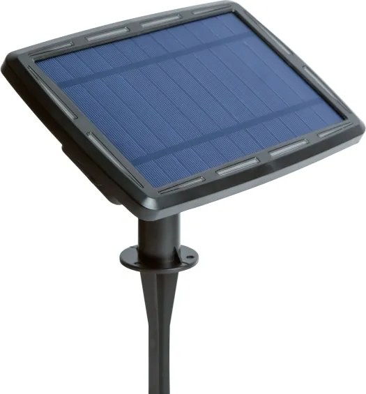 Dimmelhető LED napelemes fényfüzér 25xLED/1,5W/3,7/5V 2200 mAh 15 m IP65 fekete + távirányító