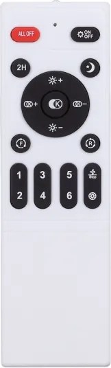 Brilagi LED dimmeres lámpa ventilátorral 30W 230V 3000-6500K fehér/tölgy + DO