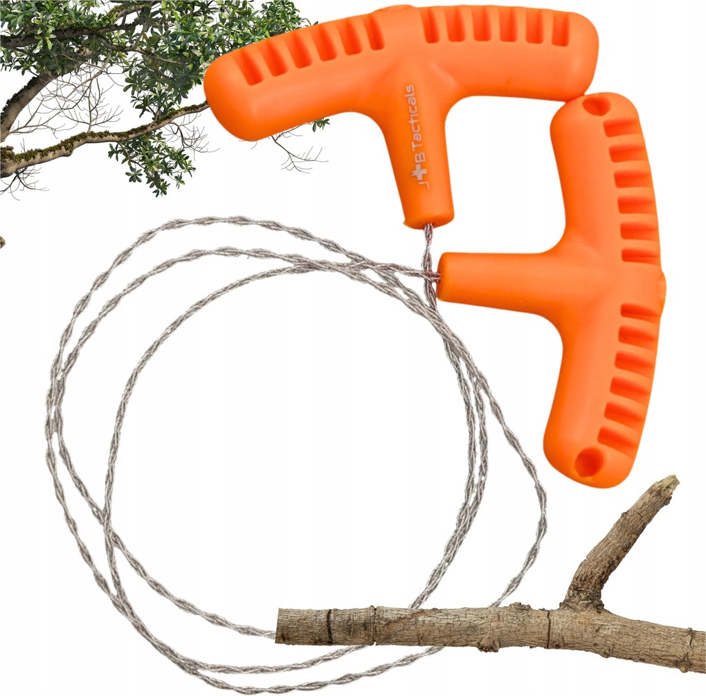 Drótköteles Fűrész Ágak Vágásához, Fa, Kézi, 67 cm, Túra, Edc