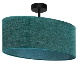 Duolla - Felületre szerelhető csillár OVAL 1xE27/15W/230V zöld