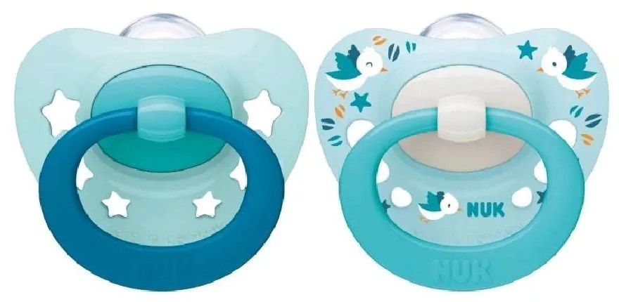 Baba cumi NUK Signature 0-6h 2 db fiú, vel. 0-6 h