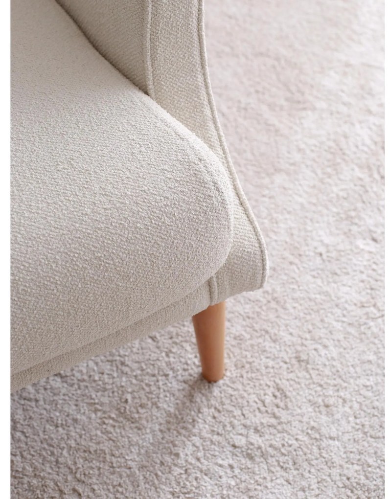 Füles fotel Klamoretta (krém + fa). Akció -25%. 1106515