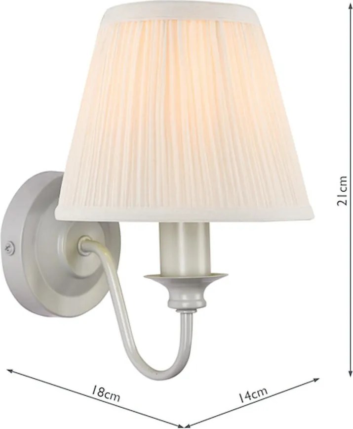 Laura Ashley Ellis 3724953-Q Fali lámpa 1x40W/E14 IP20