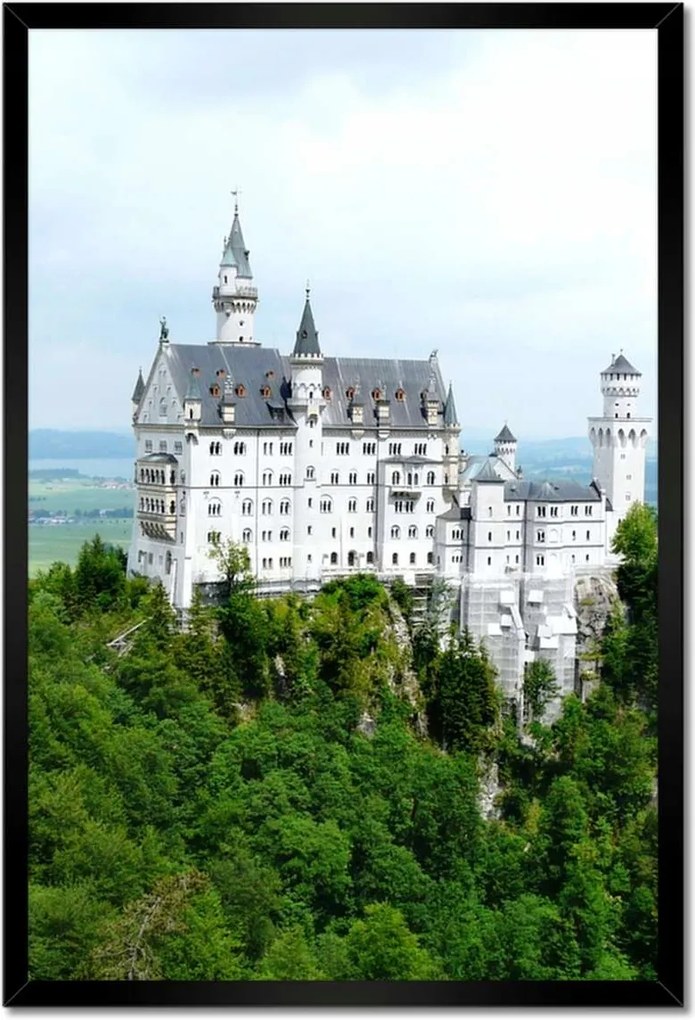 Poszterek keretben 40x60 Neuschwanstein kastély