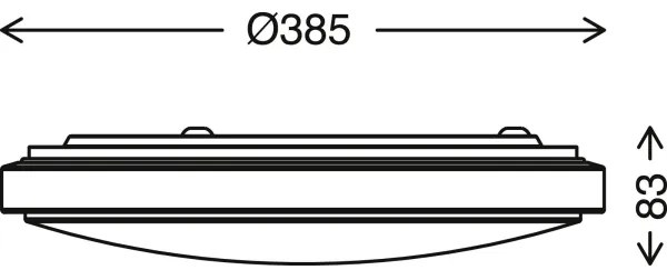 Brilo - LED Dimmelhető mennyezeti lámpa STARRY SKY LED/18W/230V 3000-6500K + távirányító
