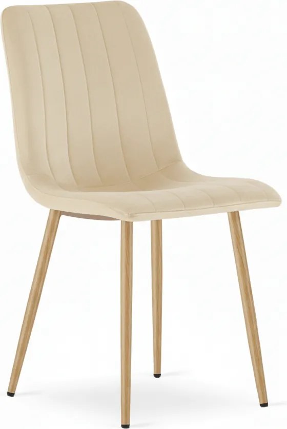 Krém bársony szék LAVA BUTTER CREAM