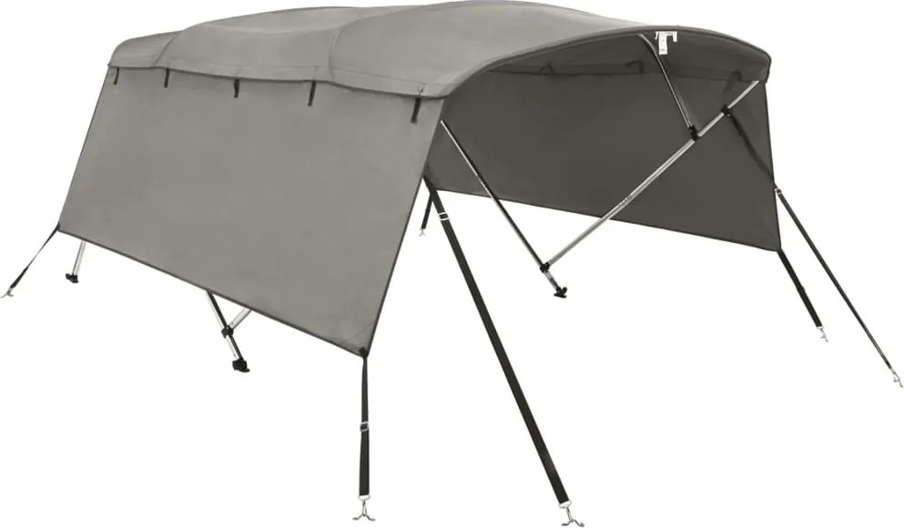 vidaXL négyágú bimini tető oldalfalakkal 243 x (200-213) x 137 cm