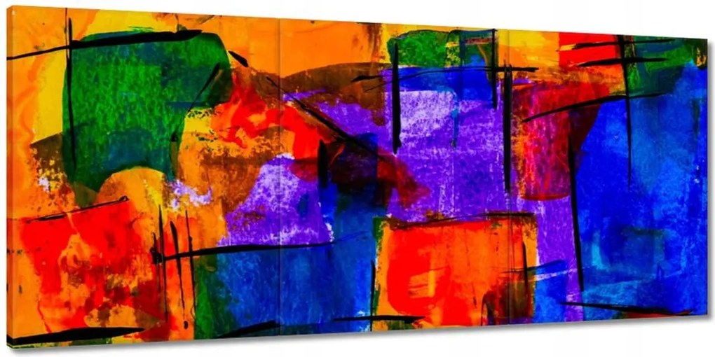 Festmények 150x70 Absztrakt Hálózat