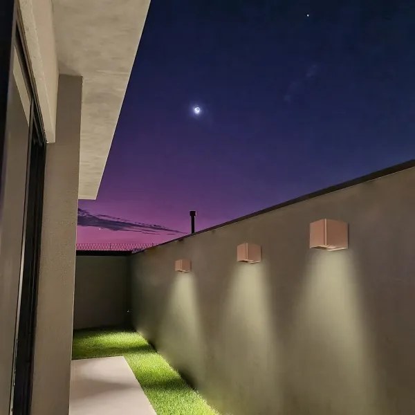 Rabalux 77169 - LED Kültéri fali lámpa HALLSTATT LED/10W/230V IP54 barna