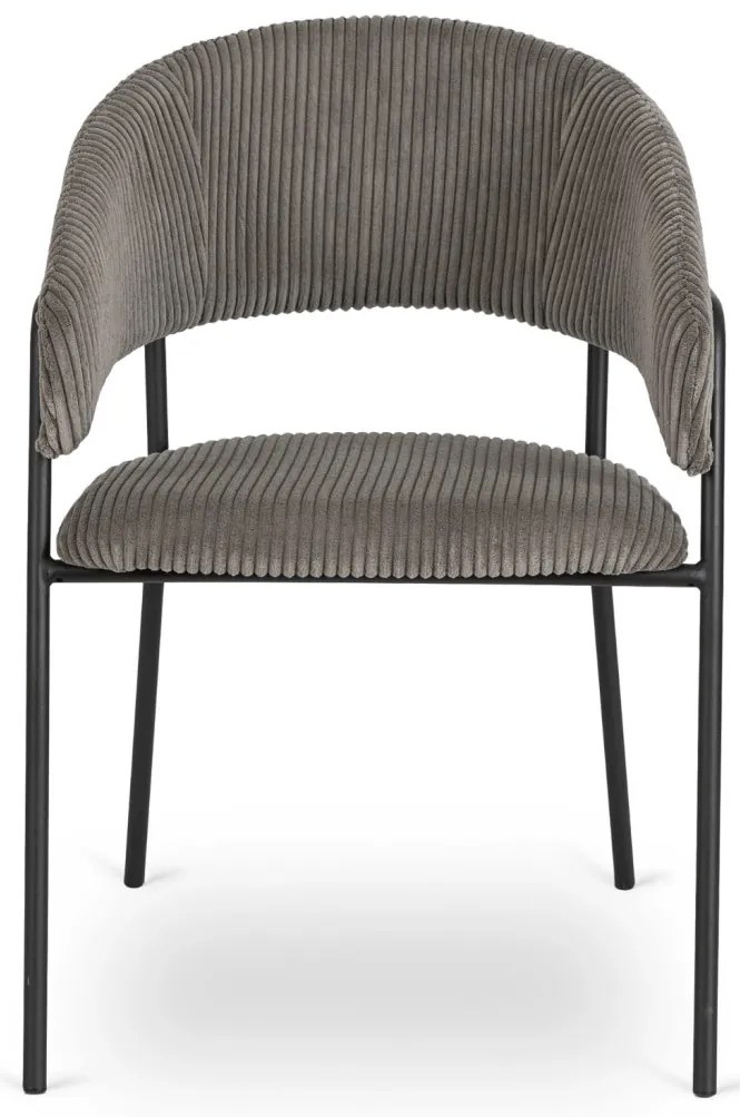 Szürke Kordbársony Étkezőszék TINKA