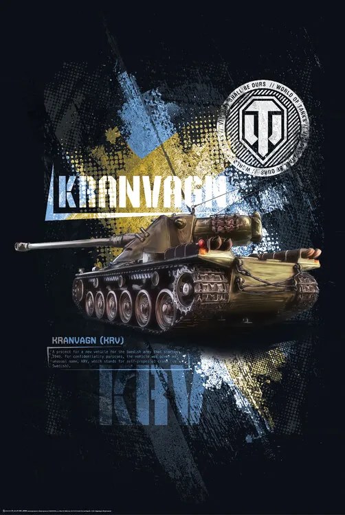 Plakát World of Tanks - Kranvagn