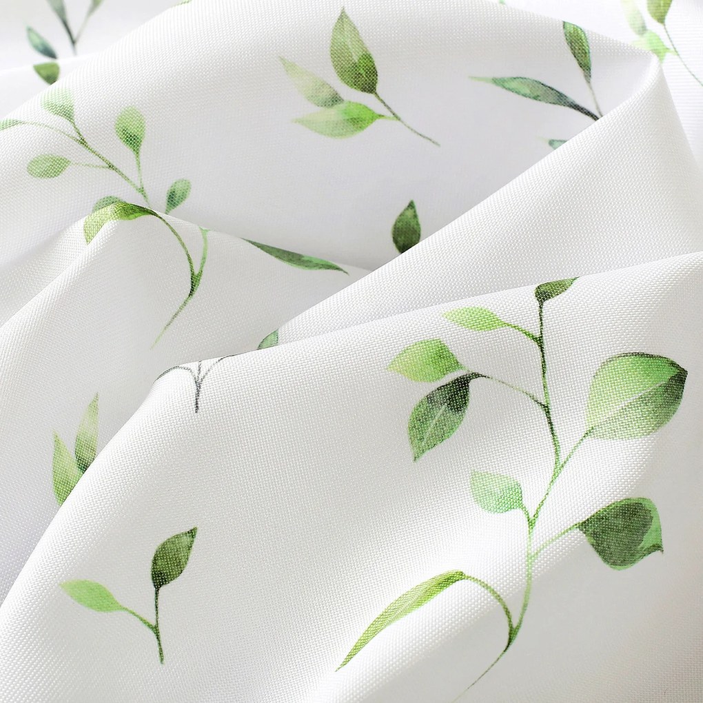 Goldea teflonos asztalterítő - eukaliptusz levelek 120 x 180 cm