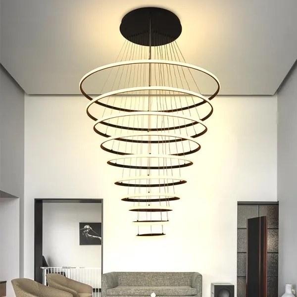 LED állítható fényerejű csillár kábellel LED/365W/230V 3000-6500K + DO