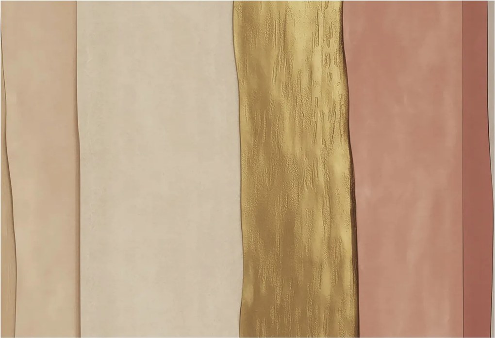 Fotótapéta Flizelin Dekoratív Hálószoba Hullámos csíkok 152x104 Ragasztó