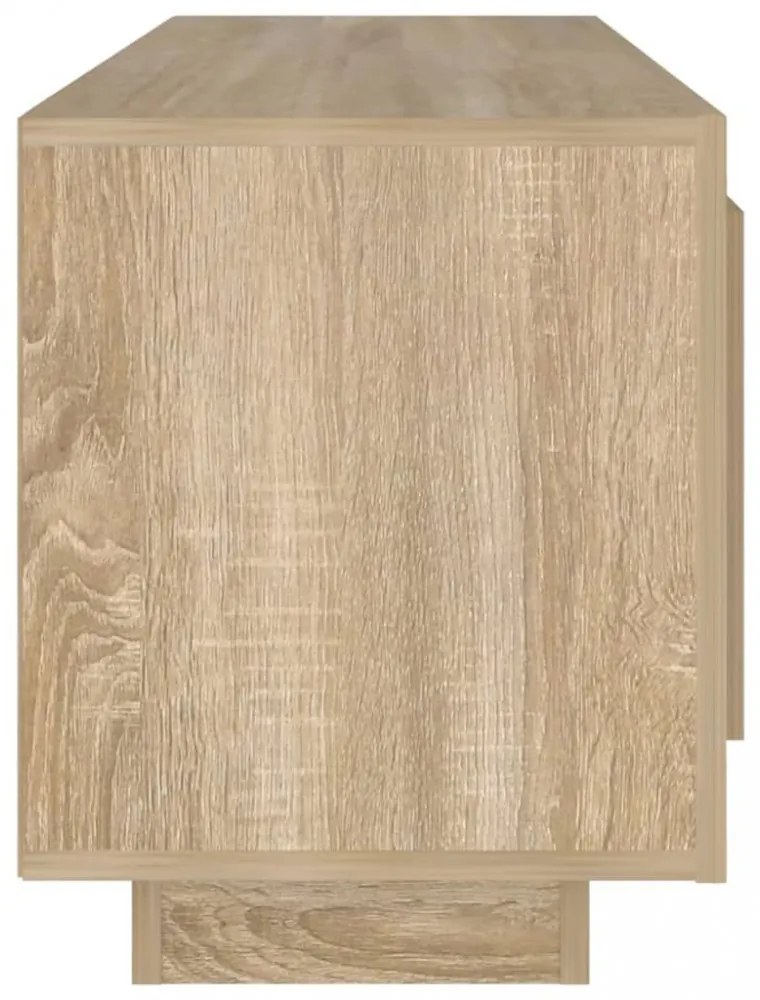 sonoma tölgyszínű szerelt fa TV-szekrény 102x35x45 cm