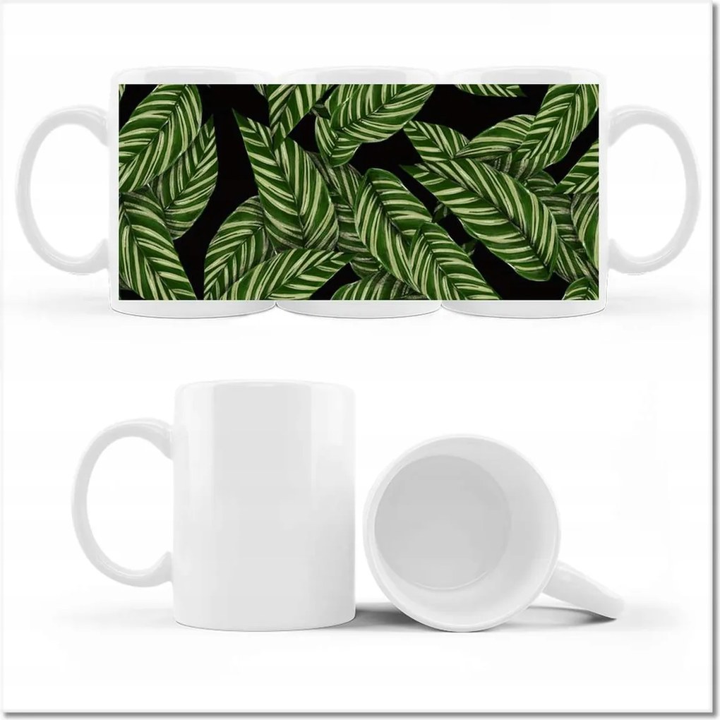 Fotós bögre Zöld levelek Trópusok