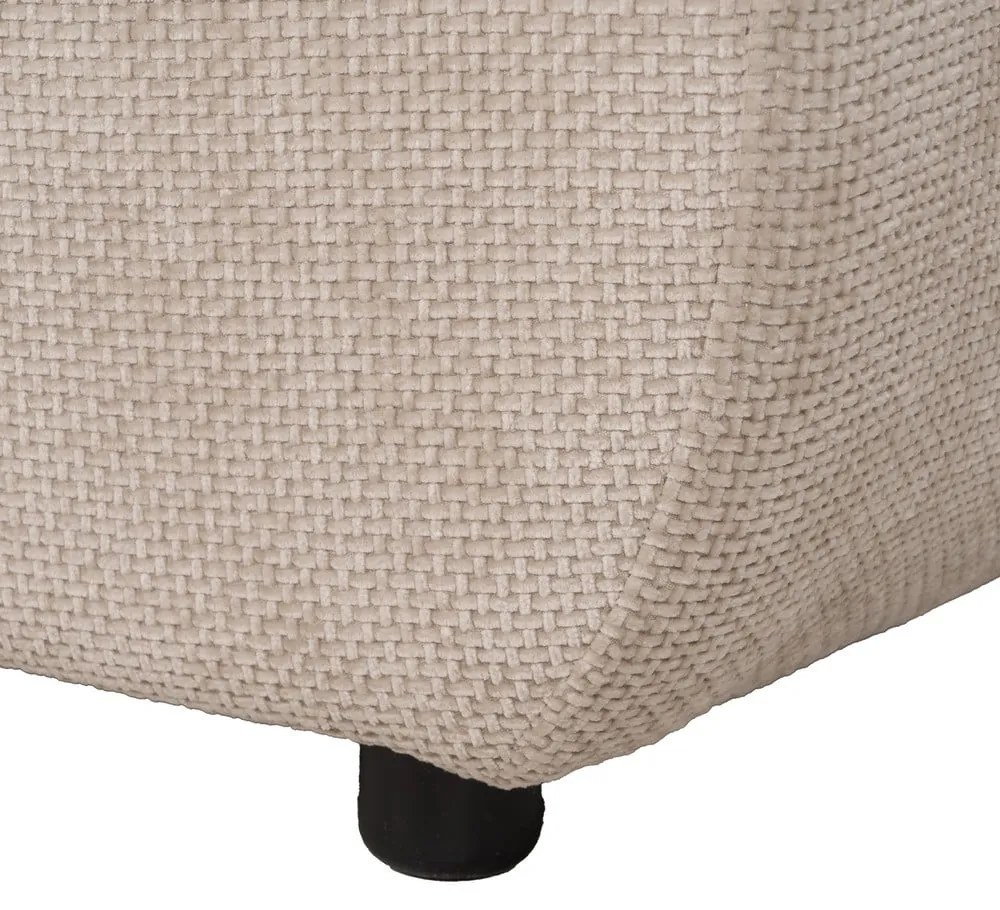 Bézs zsenília lábtartó Minimal – Ixia