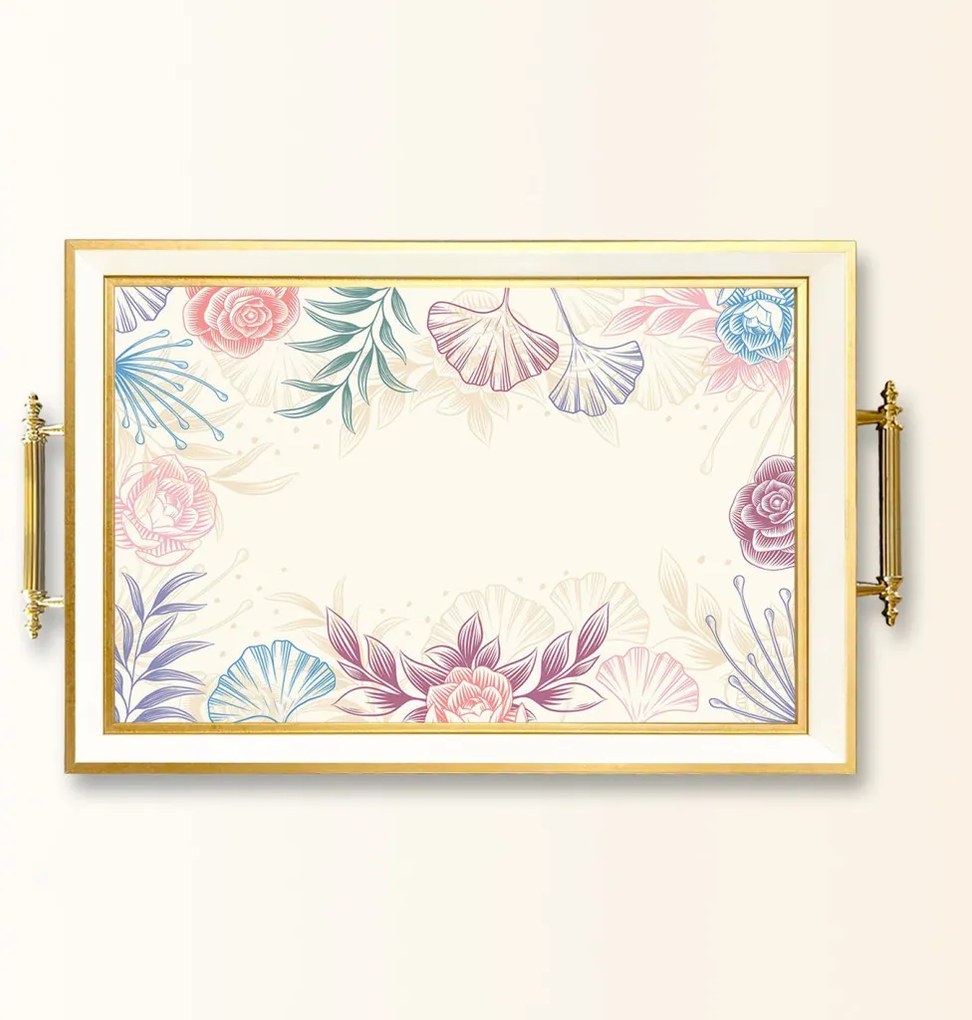 Üveg tálca, 38×24 cm – TPB9793
