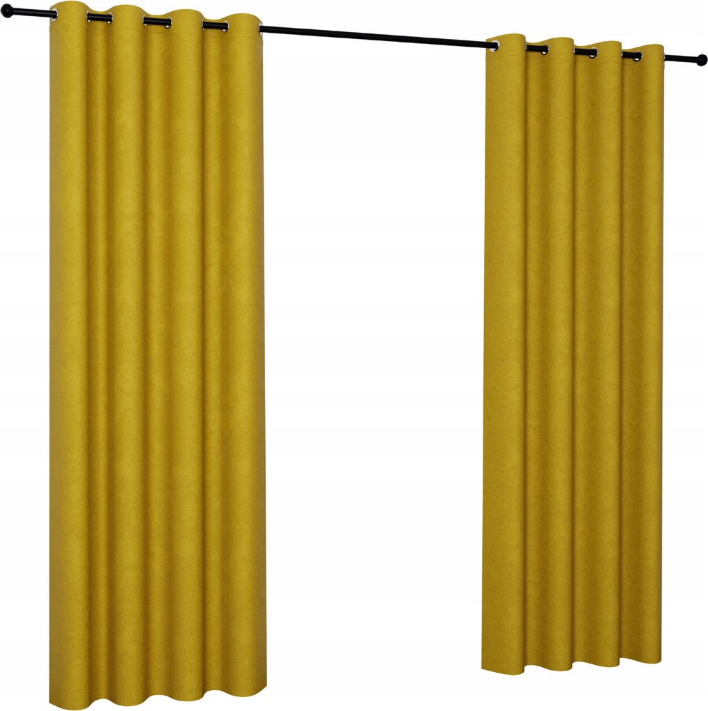 Vélúr függöny 140x270 karikákkal, sima függöny nappaliba, különböző méretekben