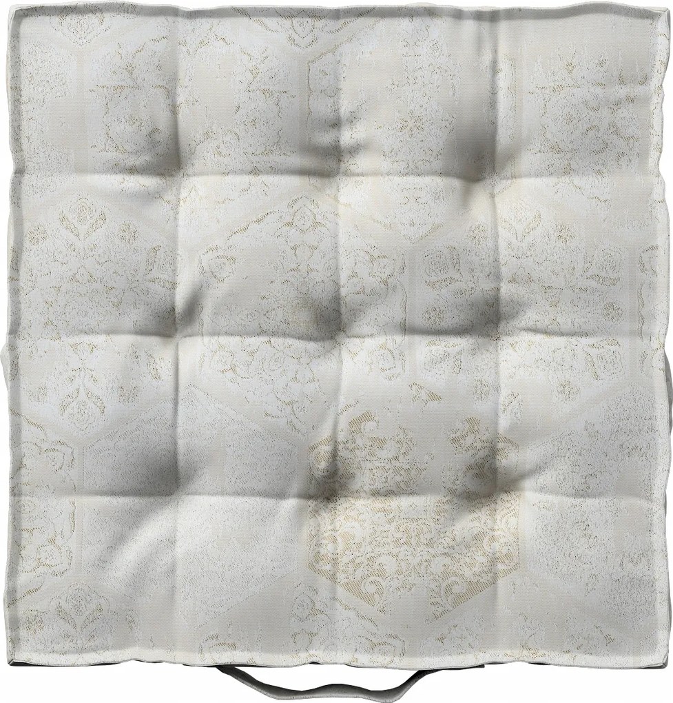 Kuba székpárna 50x50 szürke-bézs dísz